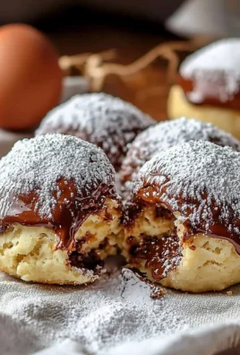 Delicious baked Nutella bombs ready to enjoy
