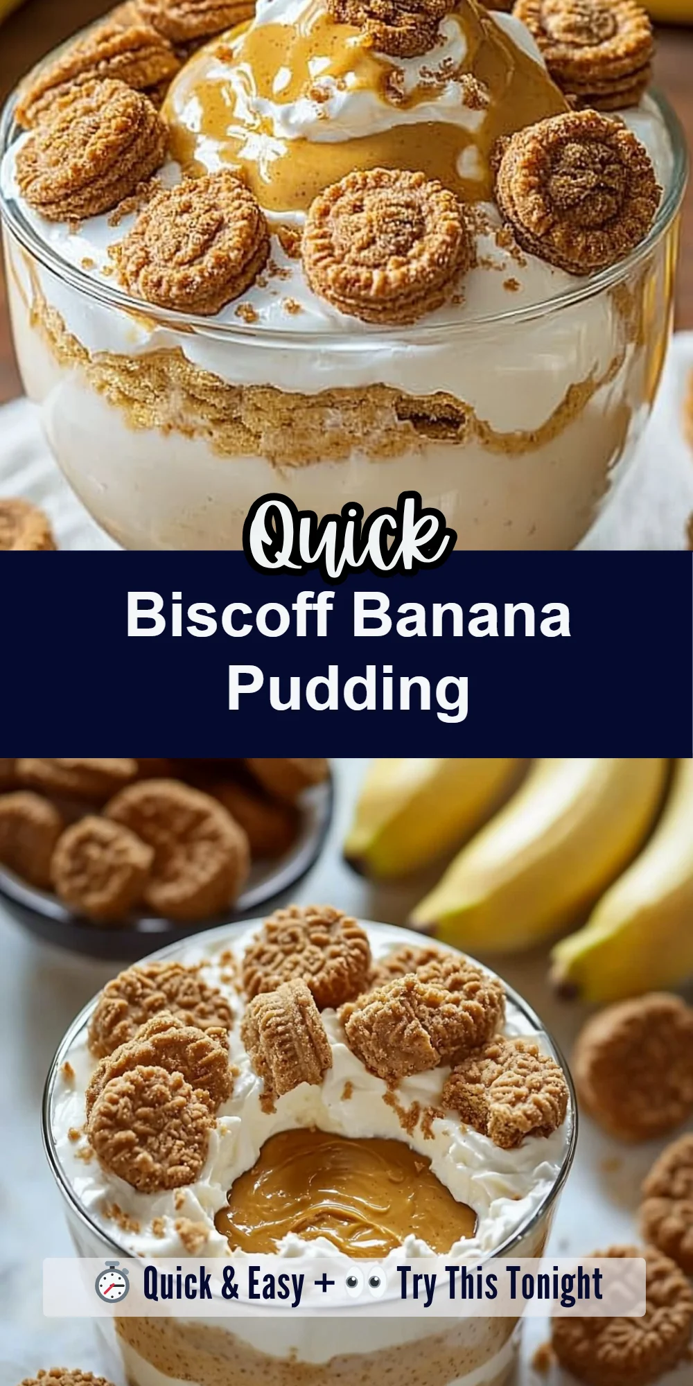 Biscoff Banana Pudding