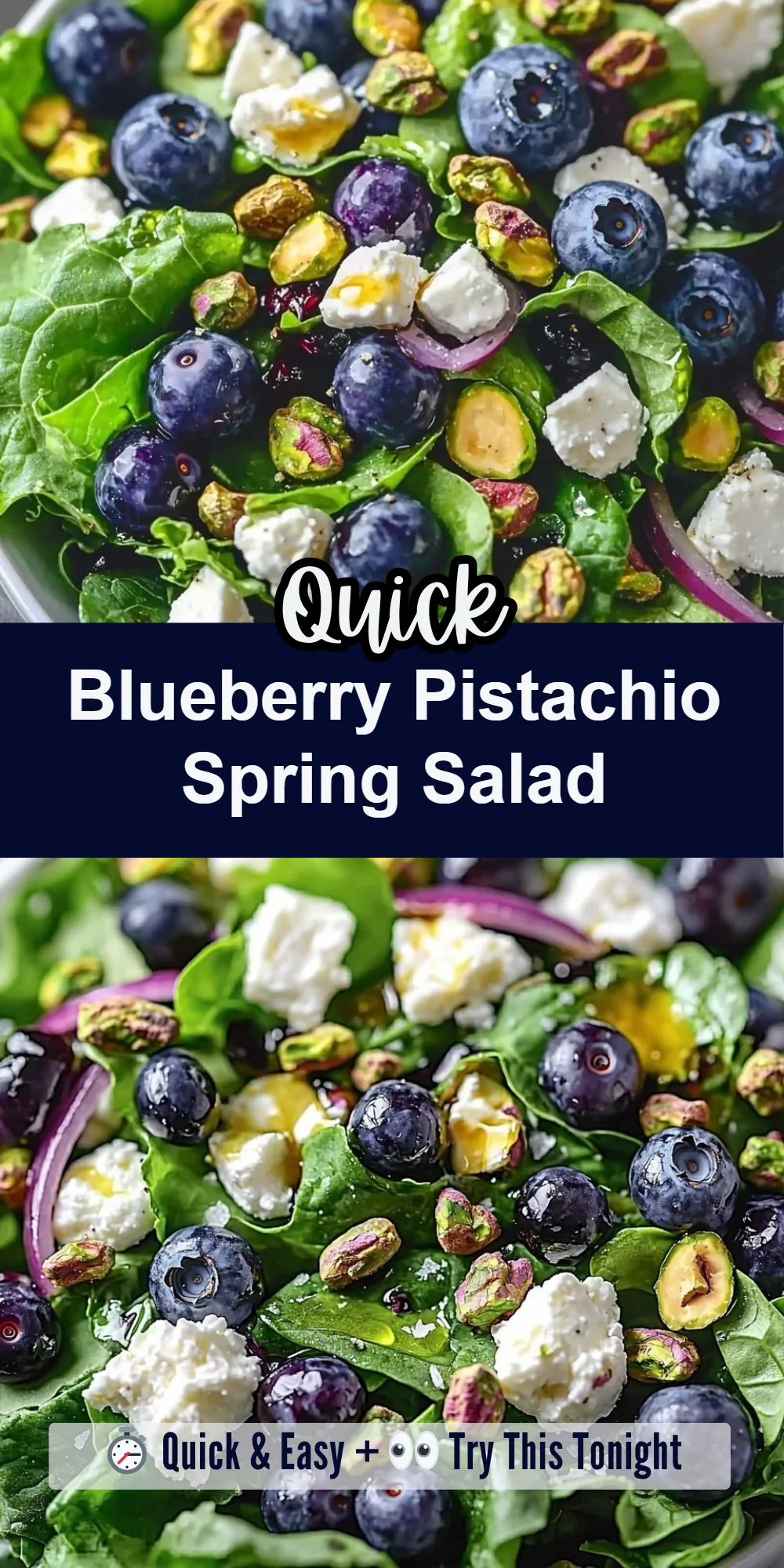 Blueberry Pistachio Spring Salad