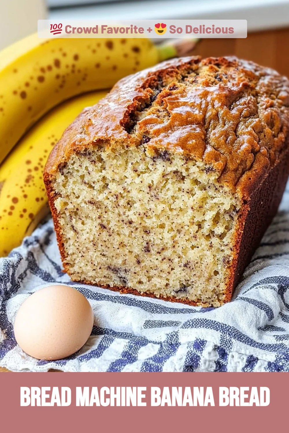 Bread Machine Banana Bread