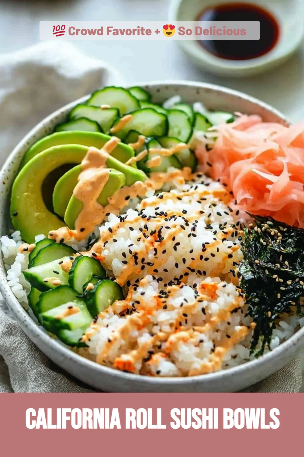 California Roll Sushi Bowls