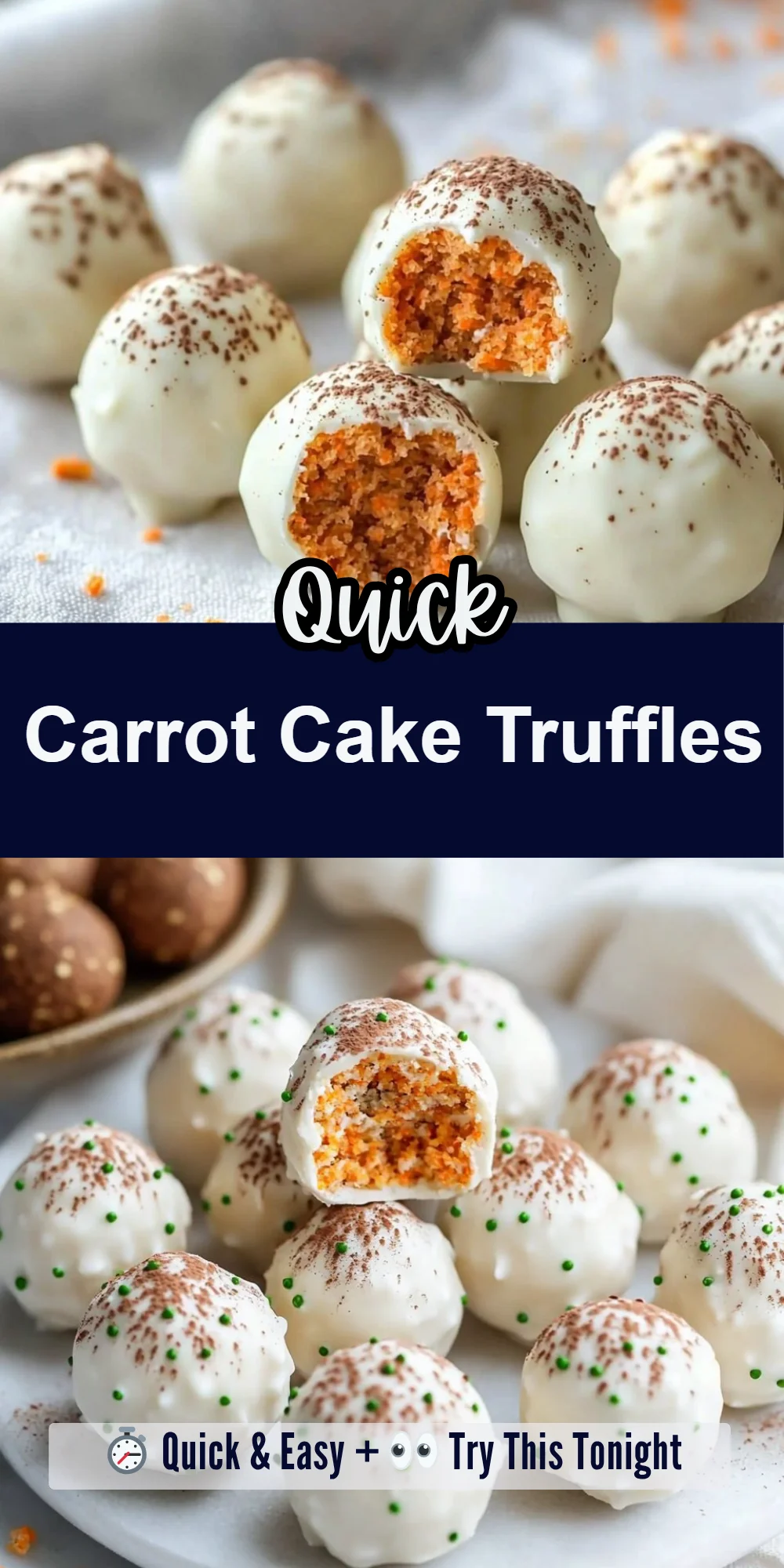 Carrot Cake Truffles