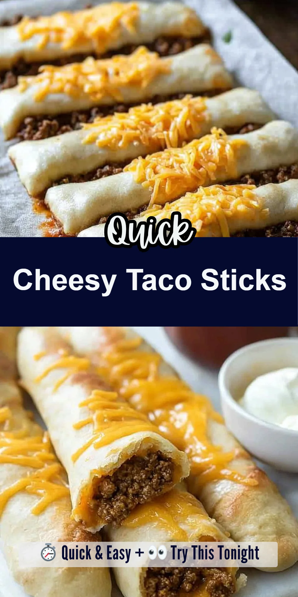 Cheesy Taco Sticks