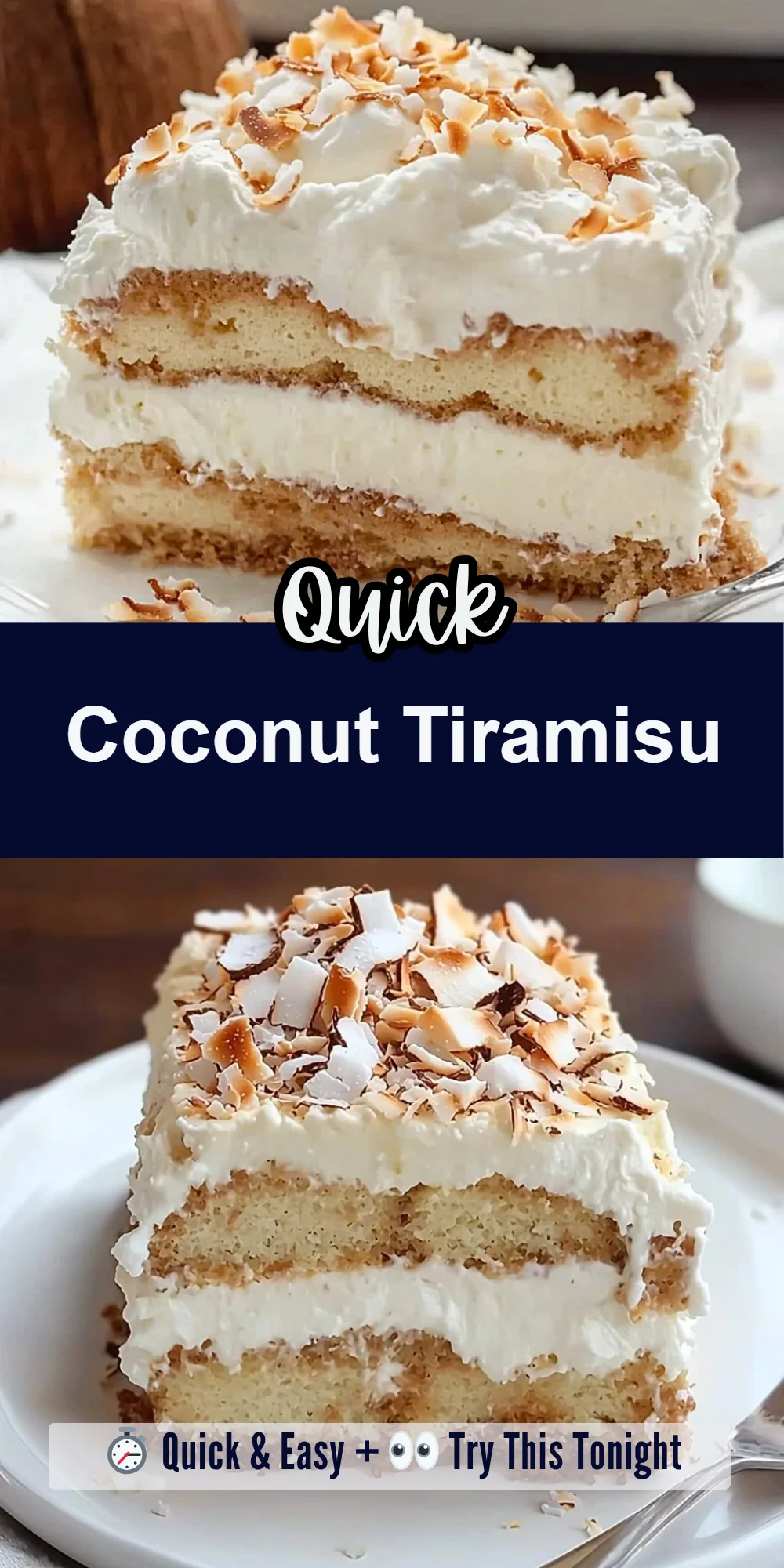 Coconut Tiramisu