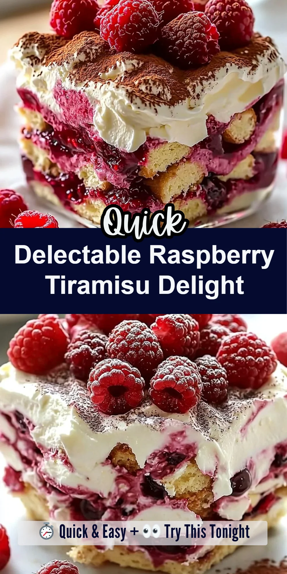 Delectable Raspberry Tiramisu Delight