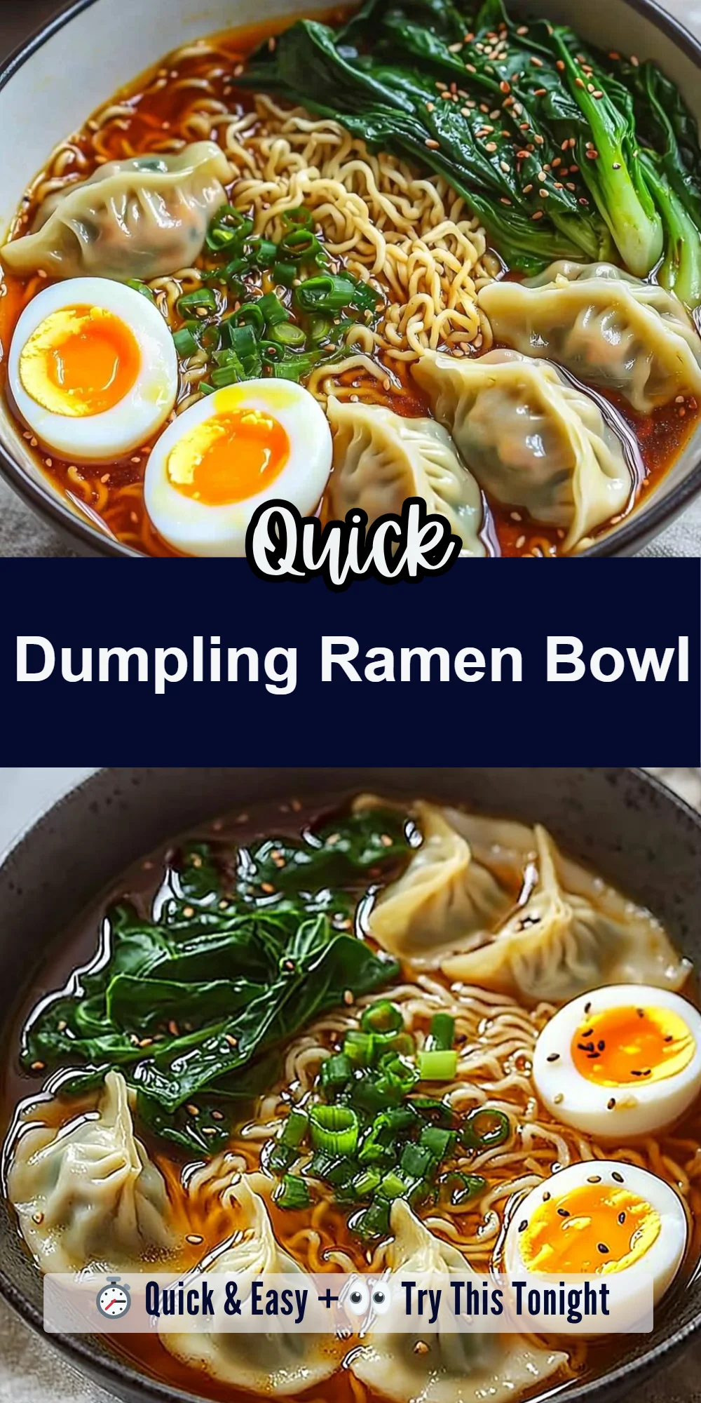 Dumpling Ramen Bowl