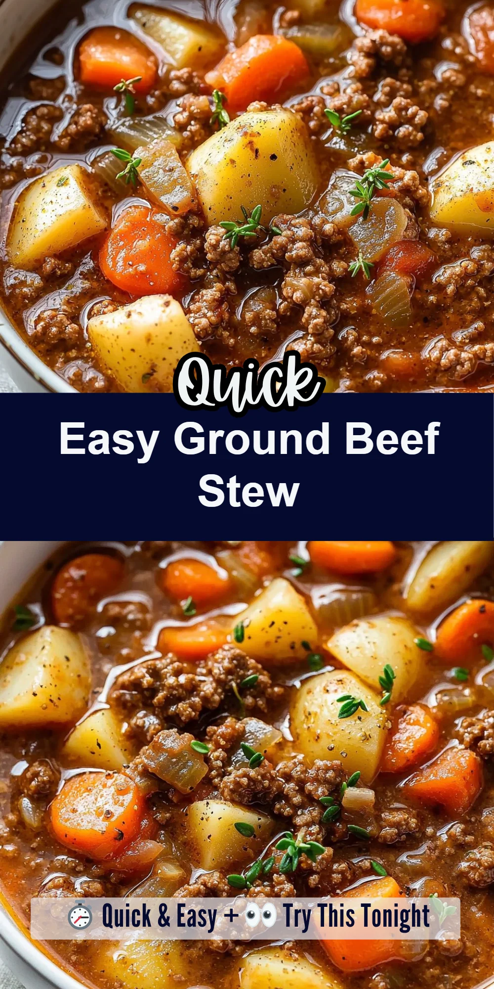 Easy Ground Beef Stew