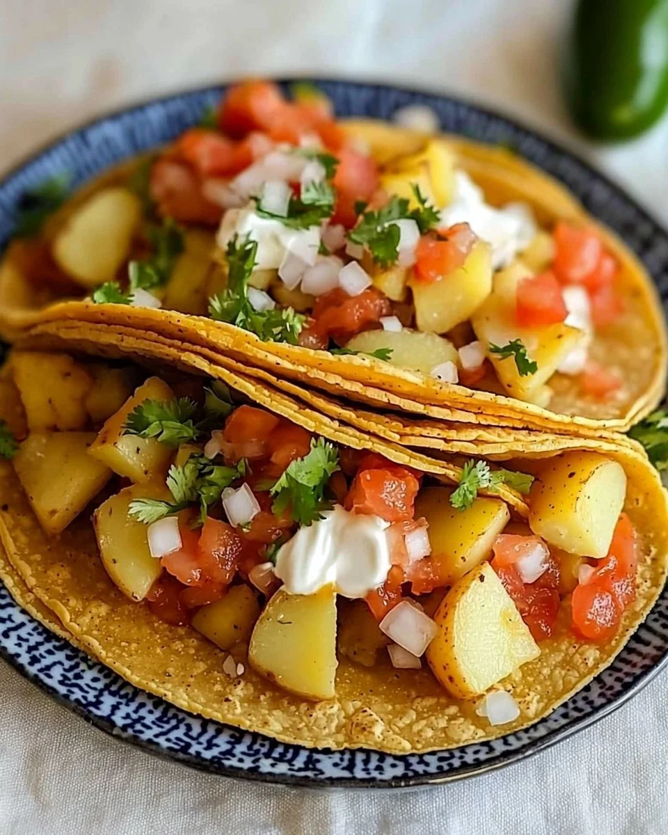 Golden Potato Tacos Recipe
