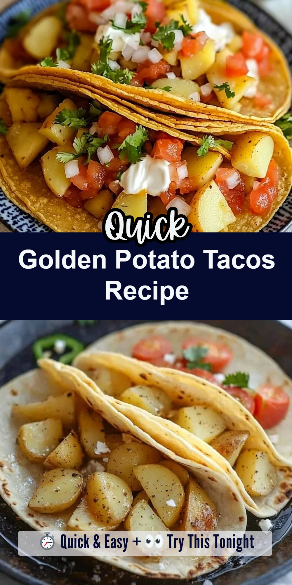 Golden Potato Tacos Recipe