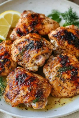 Delicious Greek yogurt marinated chicken ready to serve