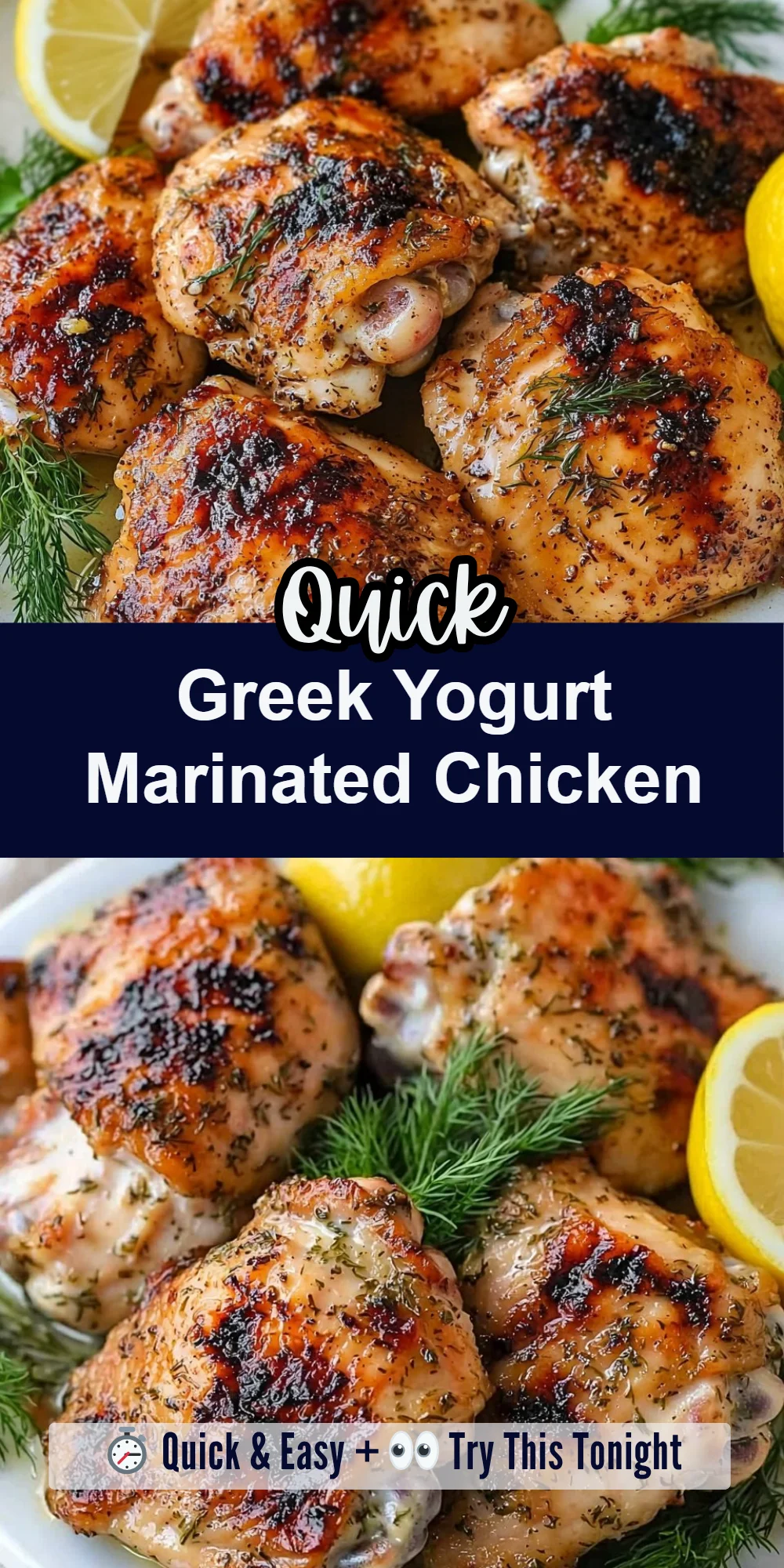 Greek Yogurt Marinated Chicken