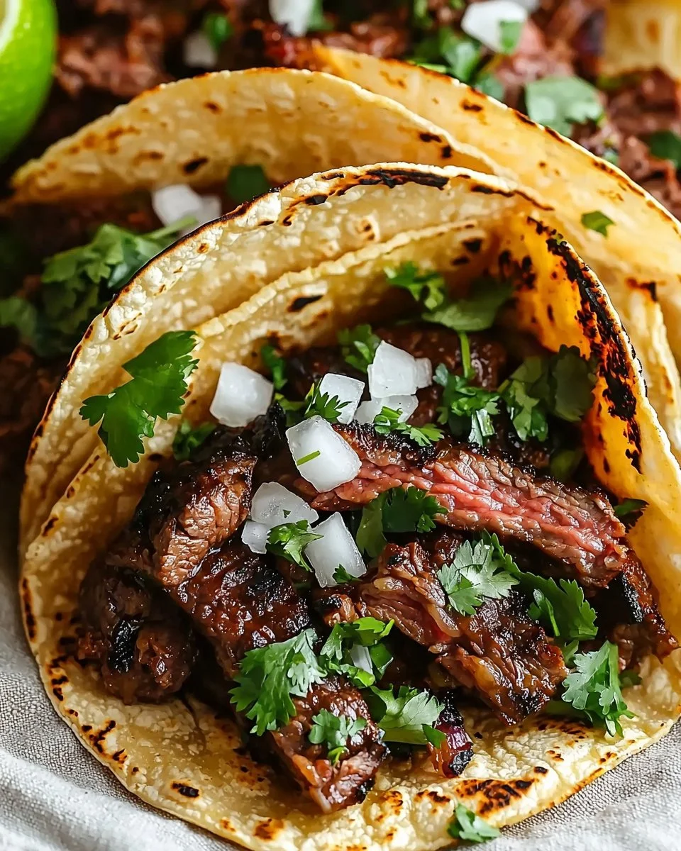 Grilled Beef Mexican Street Tacos