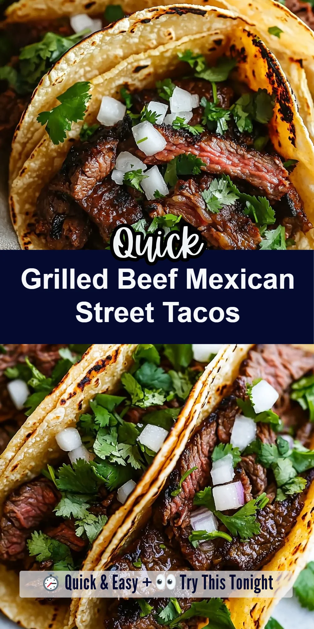 Grilled Beef Mexican Street Tacos
