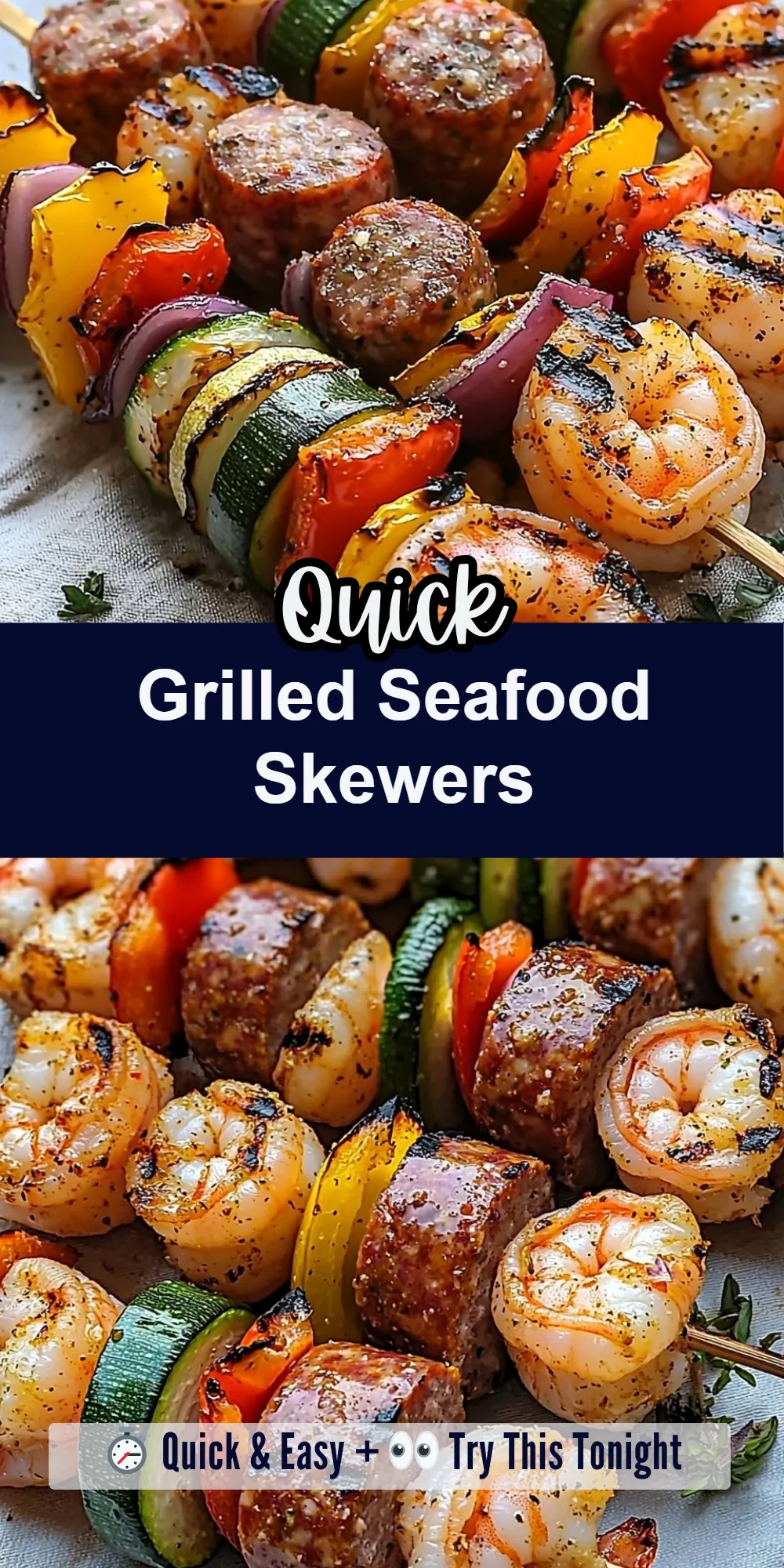 Grilled Seafood Skewers