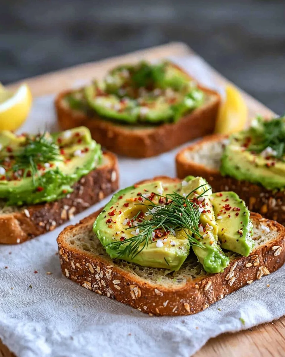 Delicious vegan avocado toast topped with cherry tomatoes and sesame seeds