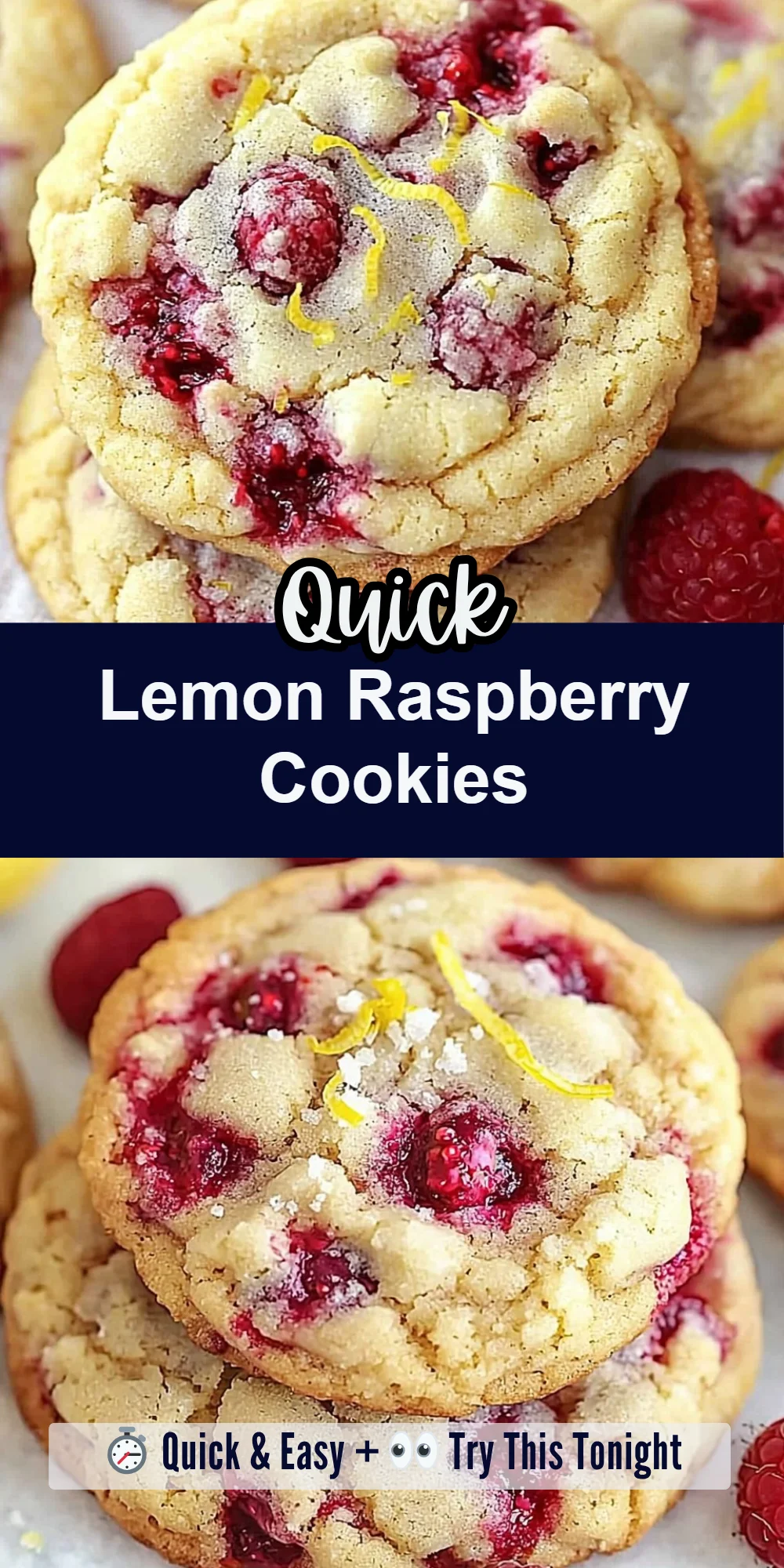Lemon Raspberry Cookies