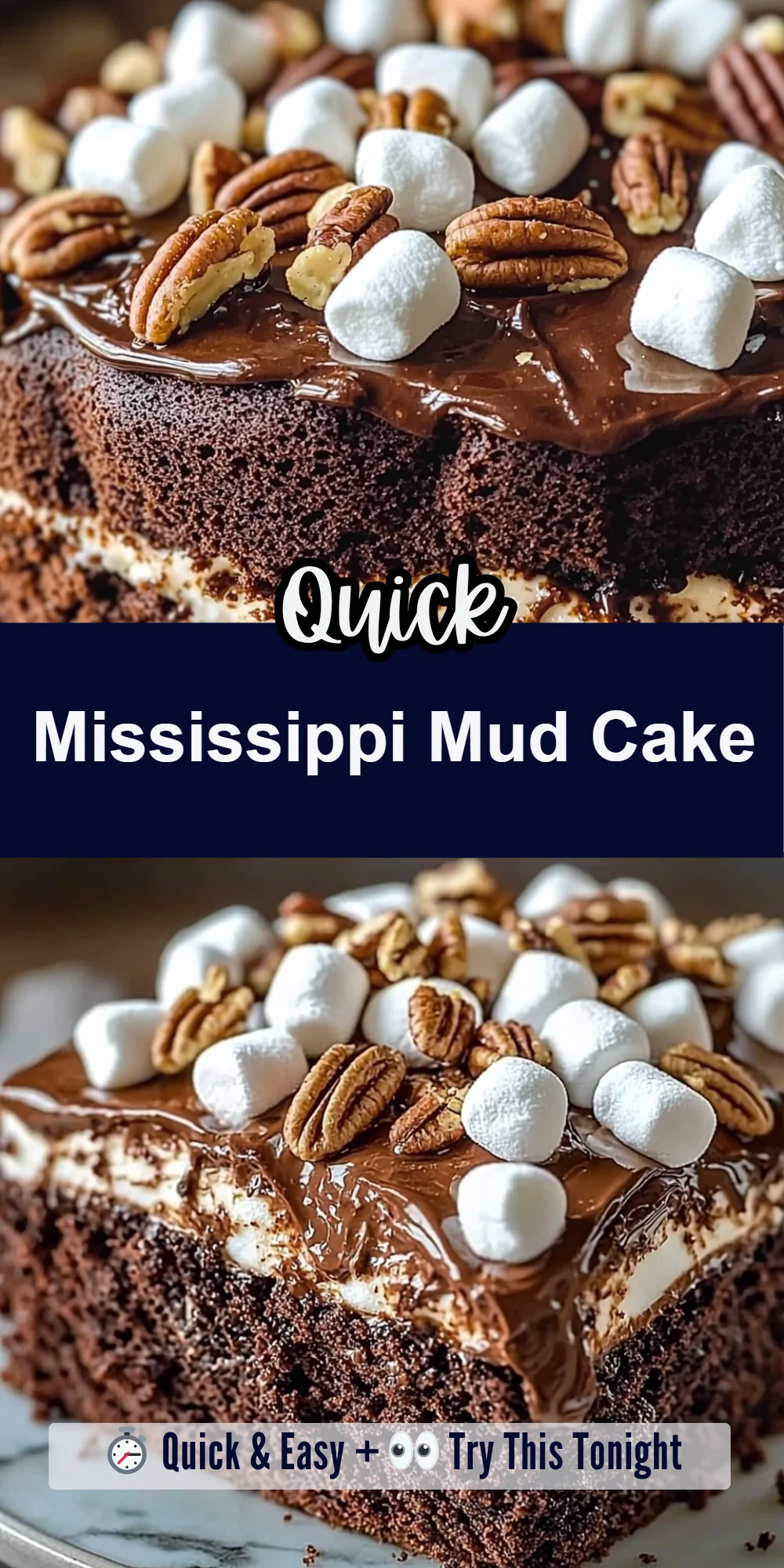 Mississippi Mud Cake