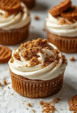 Delicious no-bake Biscoff cheesecake cups topped with biscuit crumbs