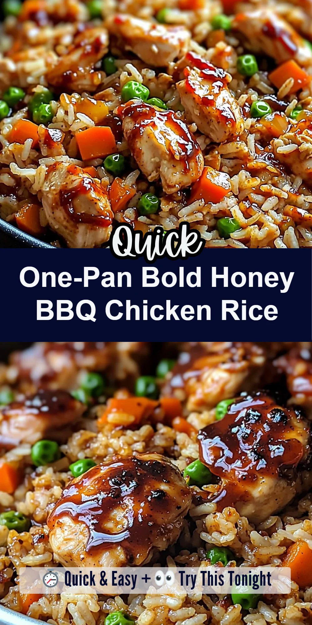One-Pan Bold Honey BBQ Chicken Rice