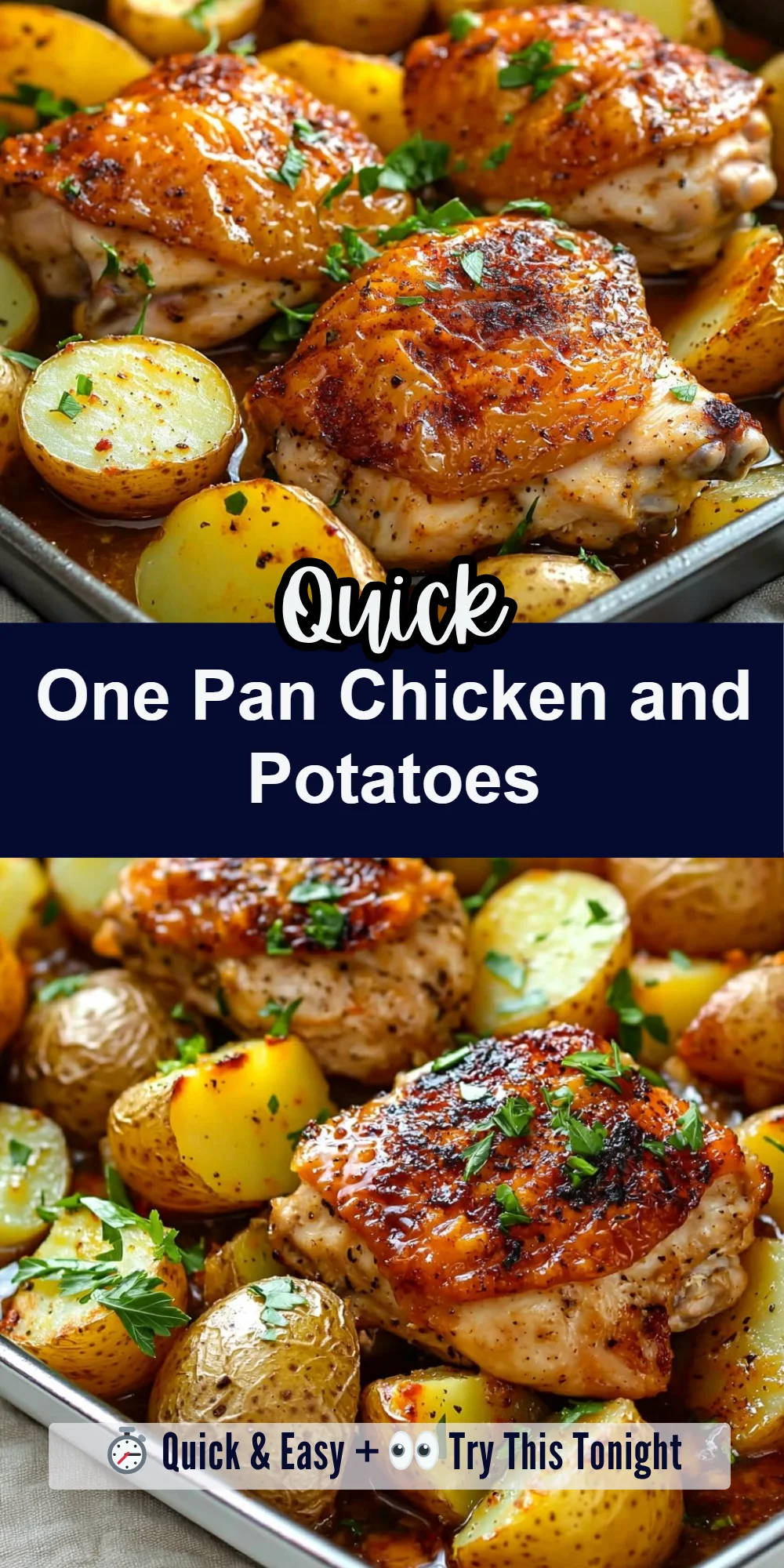 One Pan Chicken and Potatoes