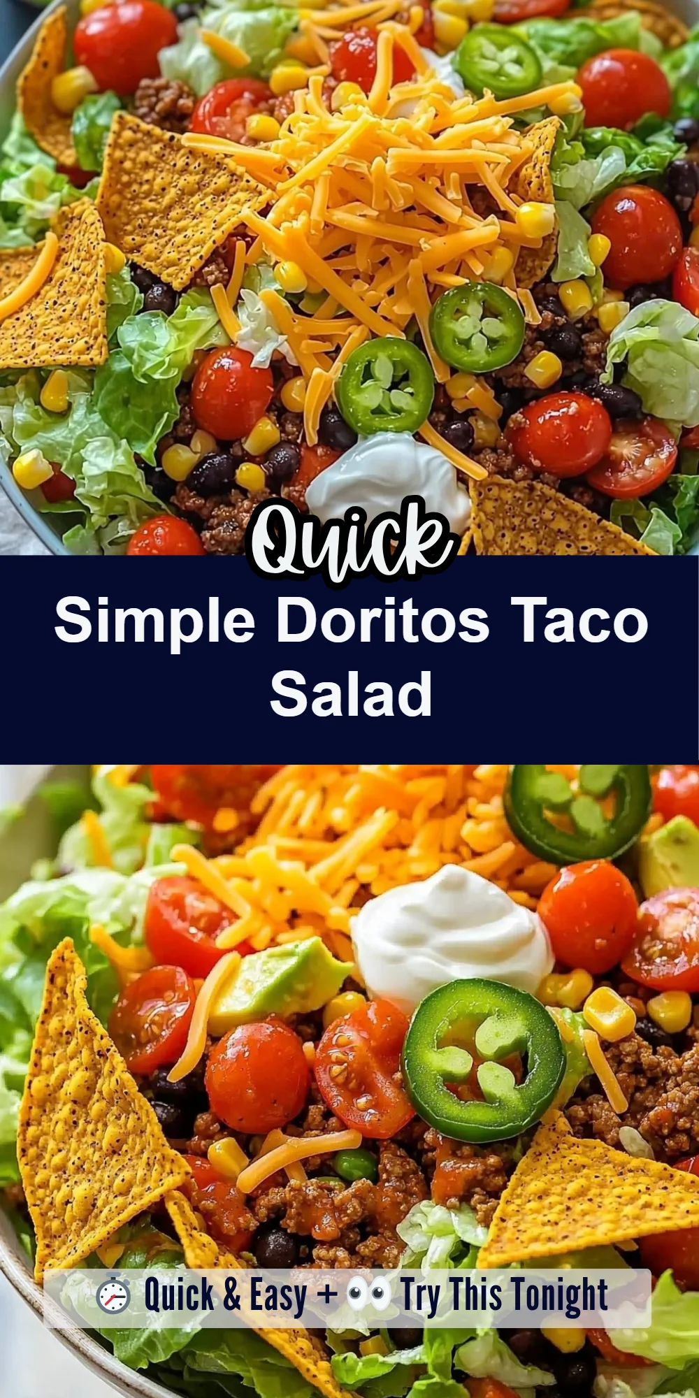 Simple Doritos Taco Salad