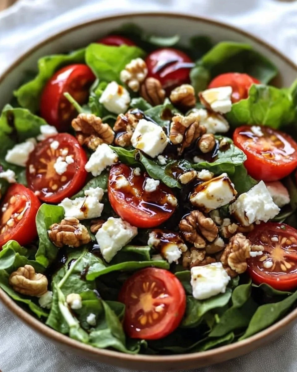 Spring Mix Salad with Balsamic Honey Dressing