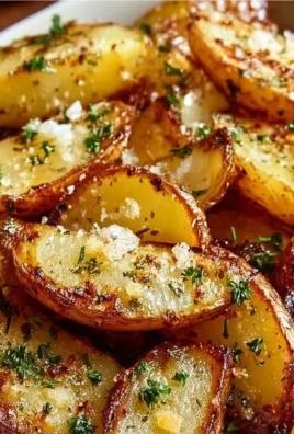 Crispy lemon Greek potatoes served in a dish, showcasing authentic flavors.