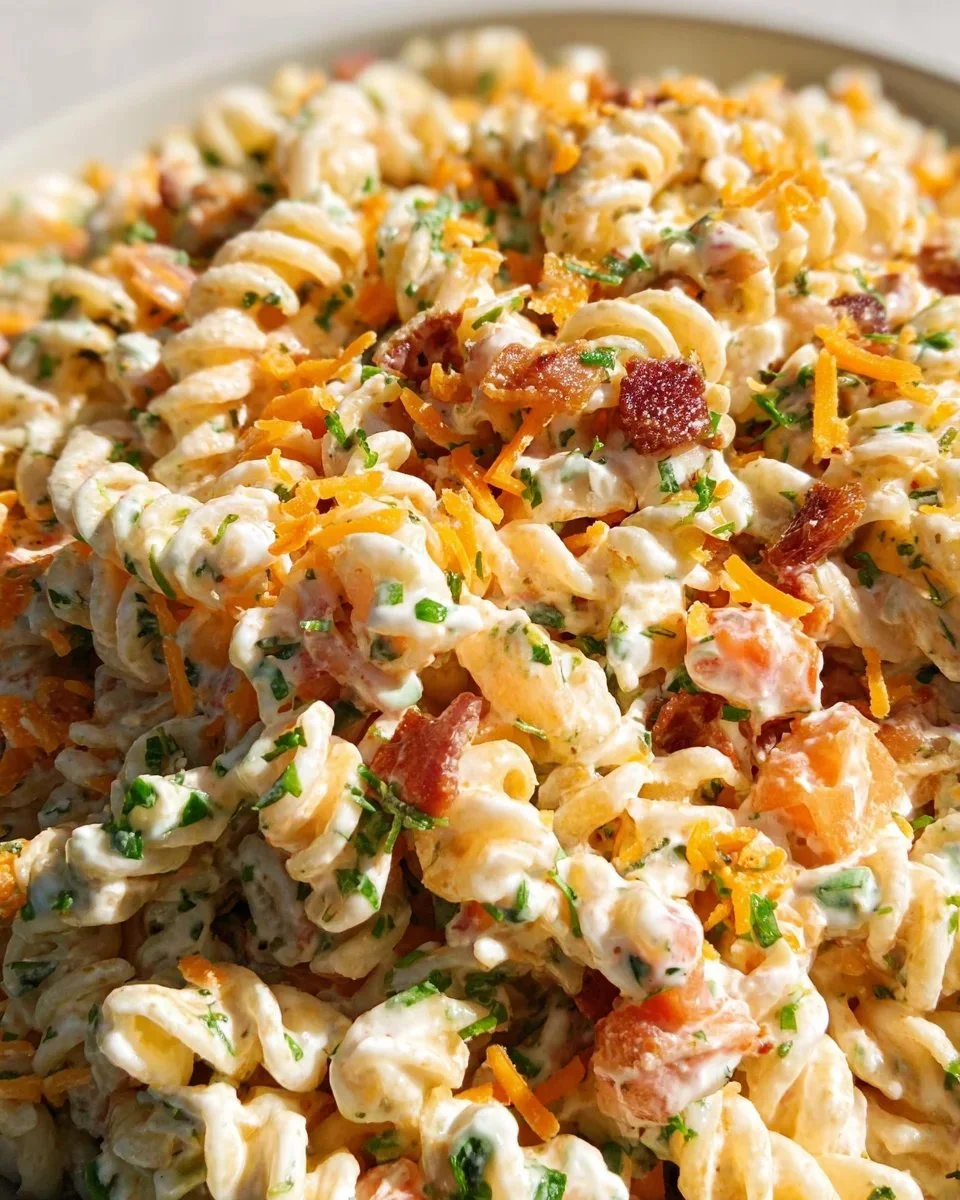 Bacon Ranch Pasta Salad