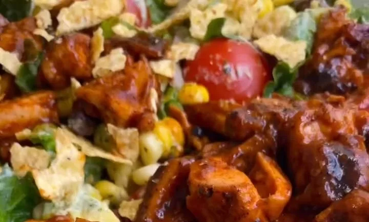 BBQ Chicken and Black Bean Salad
