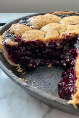 Delicious Berry Cobbler Pie with fresh berries and flaky crust