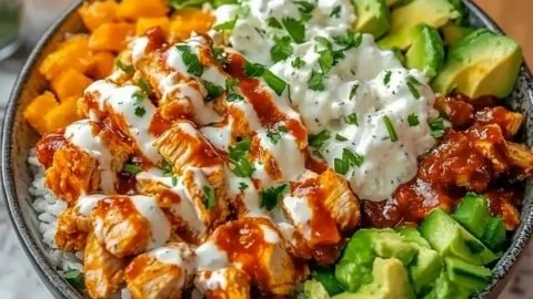 Bold Buffalo Chicken Protein Bowl for a Satisfying Dinner