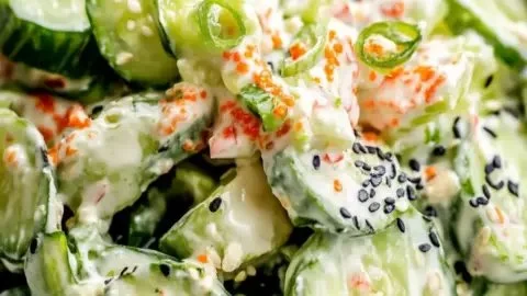 California Roll Cucumber Salad: Refreshing, No-Cook Delight