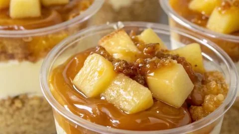 Caramel Apple Dessert Cups