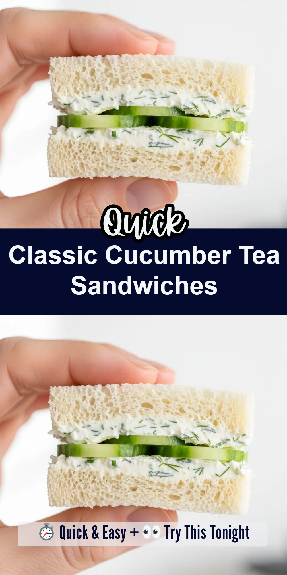 Classic Cucumber Tea Sandwiches