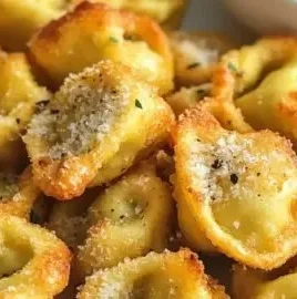 Plate of delicious tortellini snacks ready for a party in 30 minutes