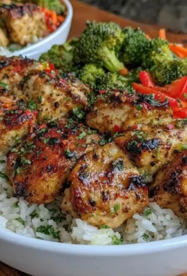 Delicious 5-ingredient chicken and rice meal prep bowls for easy dinners