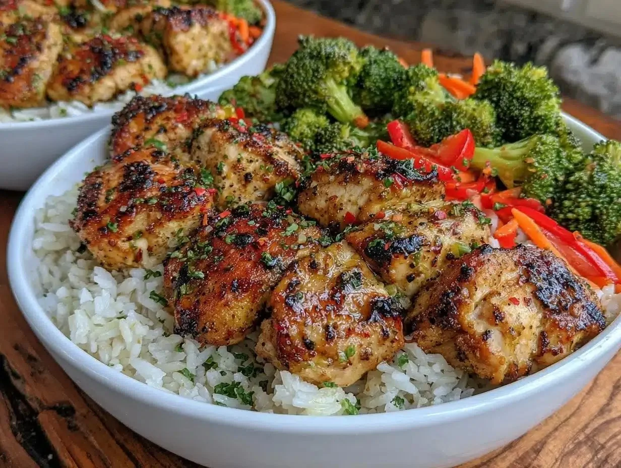 Easy 5-Ingredient Chicken and Rice Meal Prep Bowls for Quick Healthy Dinners