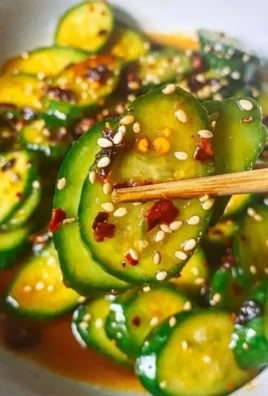 Easy Asian cucumber salad with fresh ingredients and vibrant colors