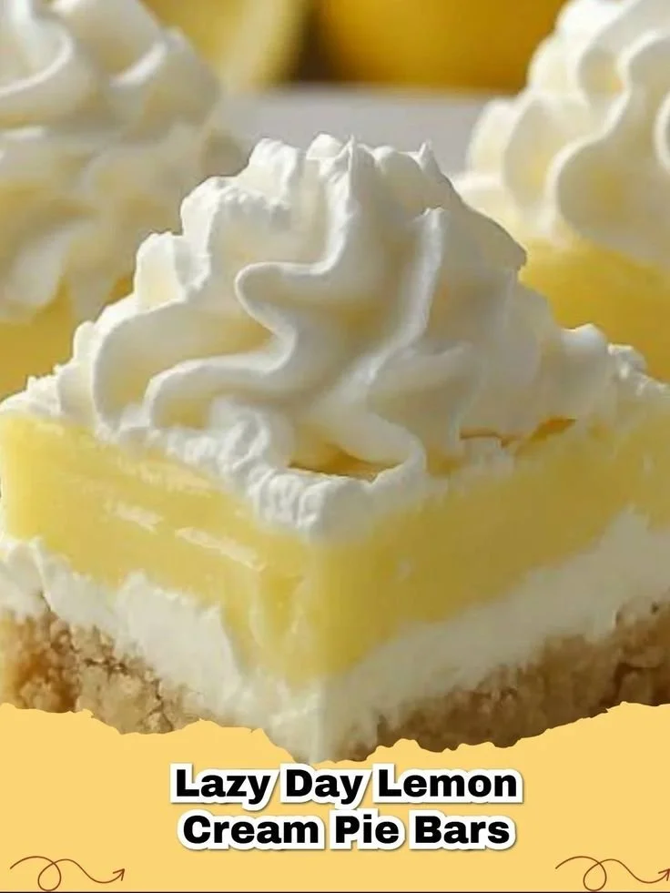 Easy Lemon Cream Pie Bars