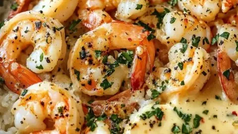 Easy Shrimp and Rice Recipes: Quick Creamy Garlic Butter Delight