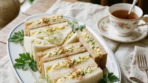 Egg Salad Tea Sandwiches Recipe