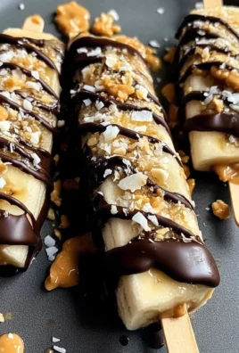 Delicious frozen banana snacks for a healthy treat