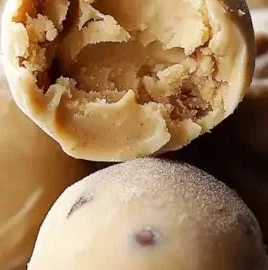 Frozen Greek Yogurt Peanut Butter Bites on a plate