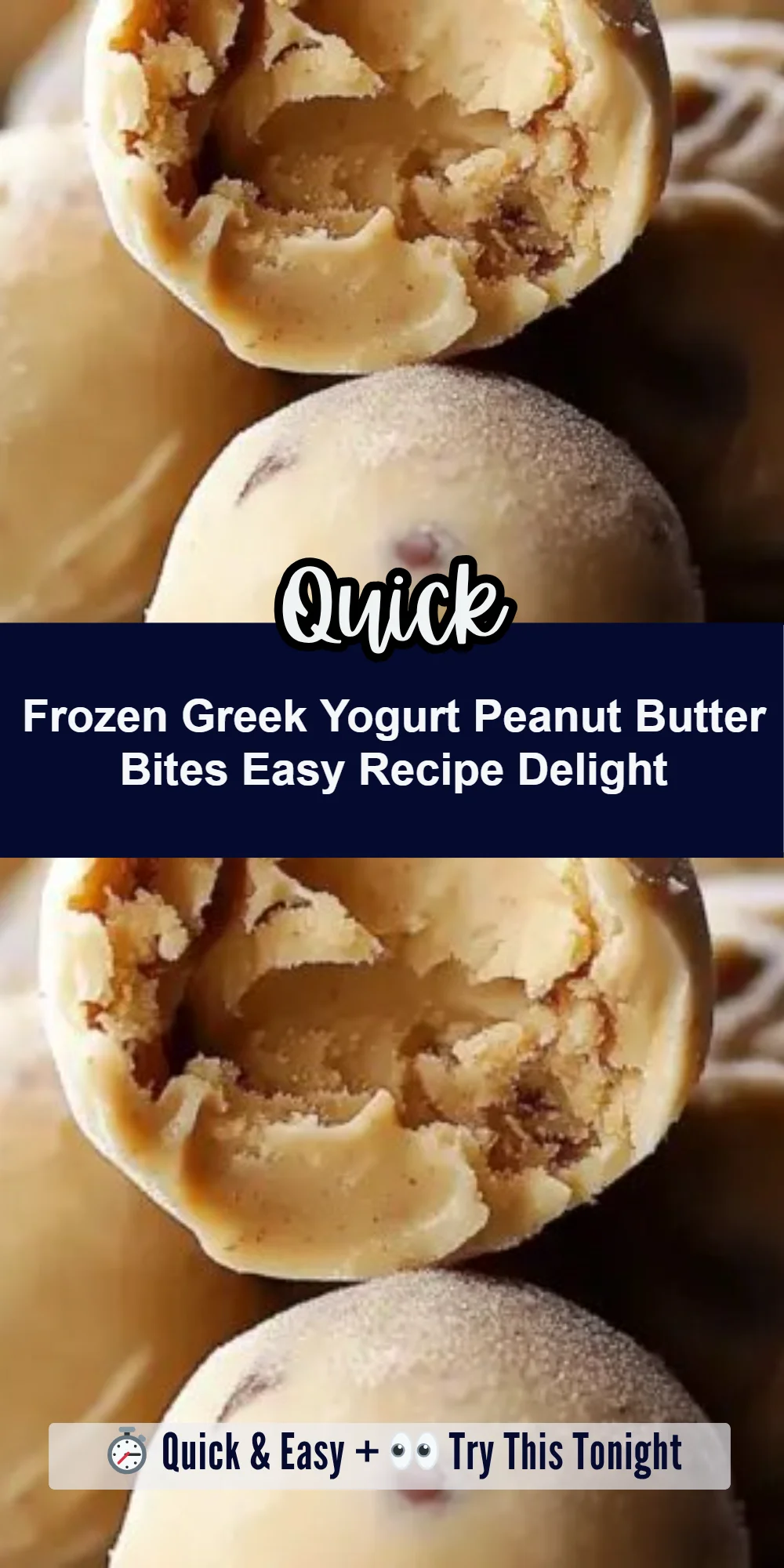 Frozen Greek Yogurt Peanut Butter Bites Easy Recipe Delight