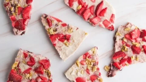 Frozen Yogurt Bark With Berries Recipe