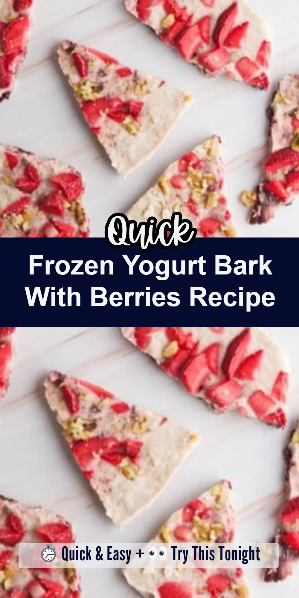 Frozen Yogurt Bark With Berries Recipe