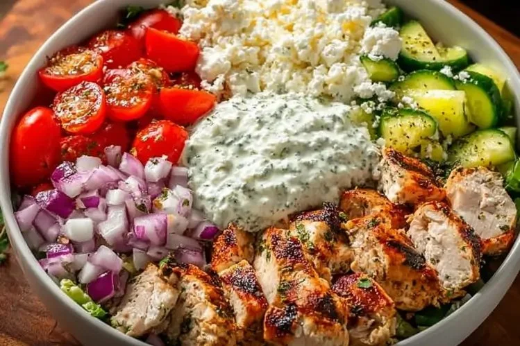 Greek Chicken Bowls