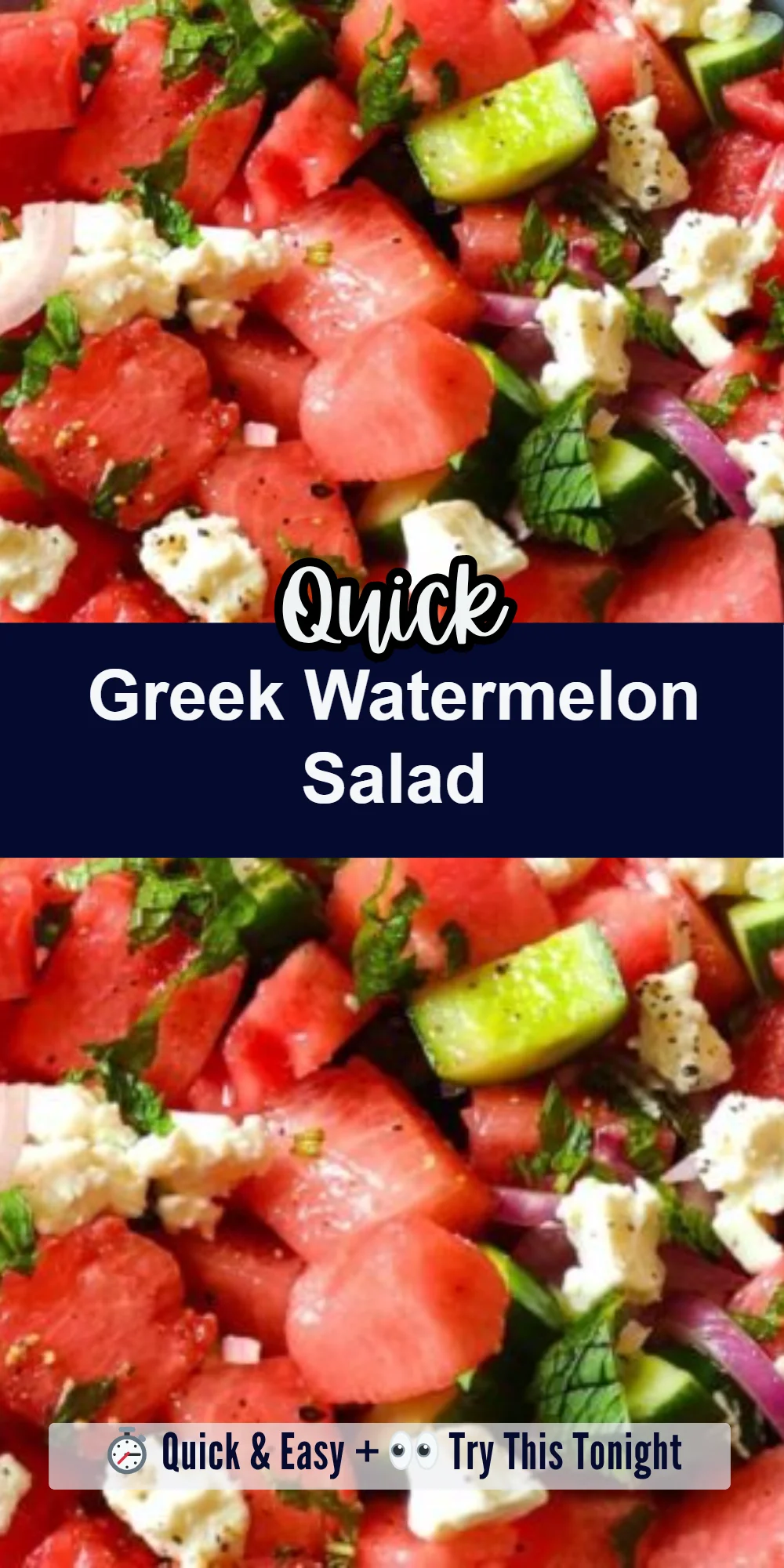 Greek Watermelon Salad