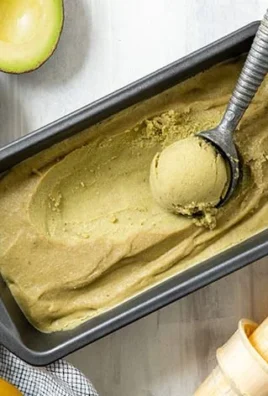 Heart-healthy avocado banana ice cream served in a bowl with toppings