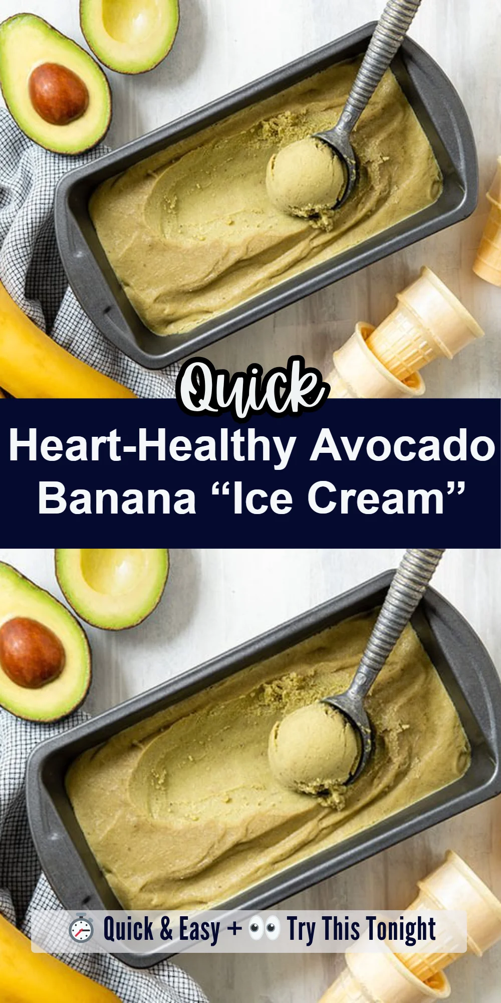Heart-Healthy Avocado Banana “Ice Cream”
